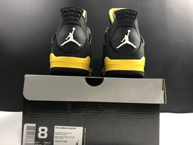 Rep 4 Thunder Jordan Air Retro 308497-008 0726